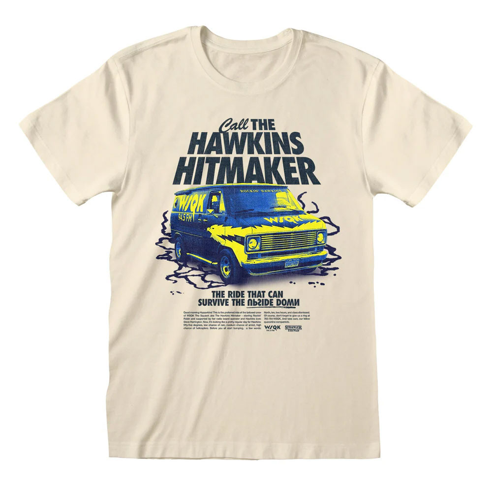 Stranger Things 'Hawkins Hitmaker' (Natural) T-Shirt