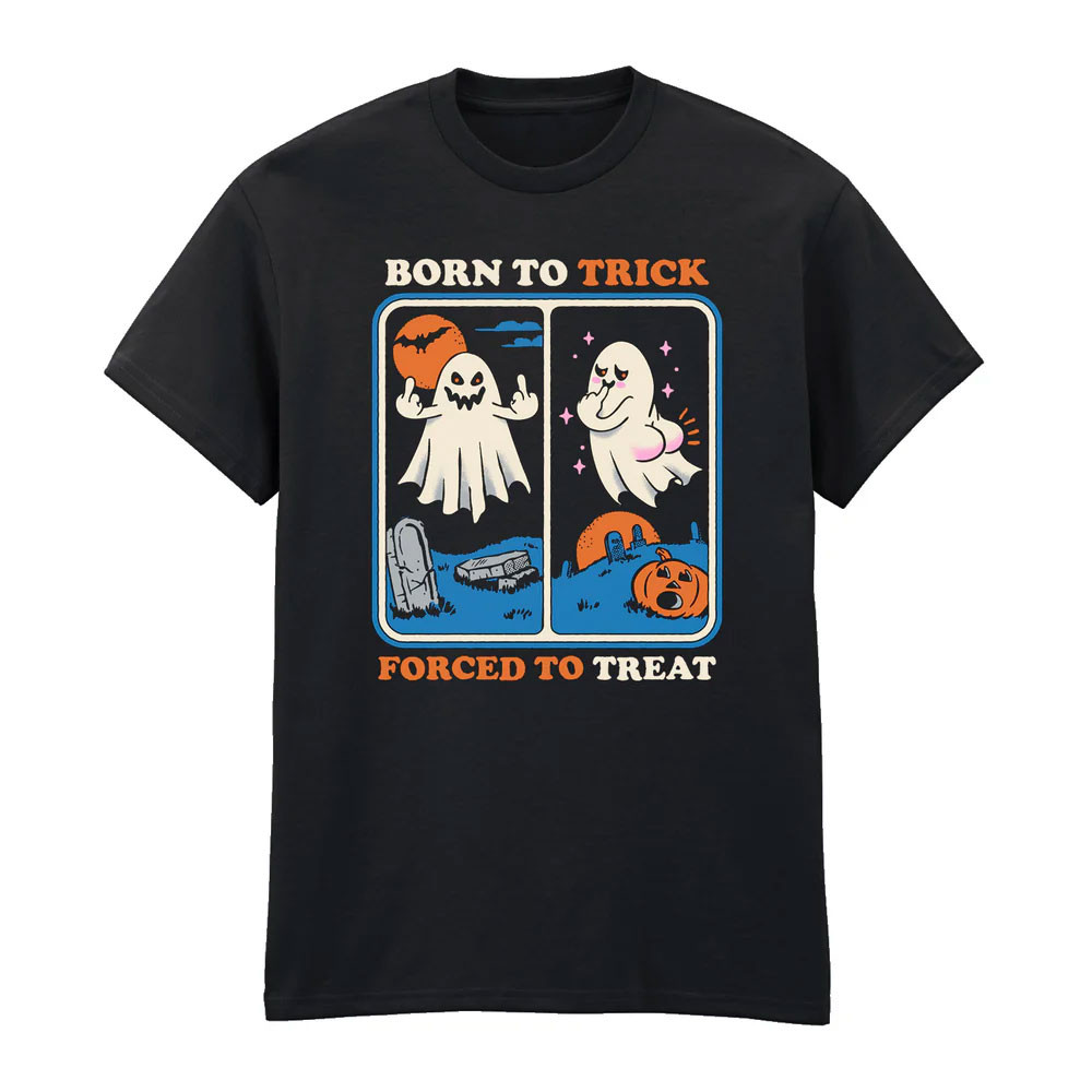 Steven Rhodes 'Trick Or Treat' (Black) T-Shirt