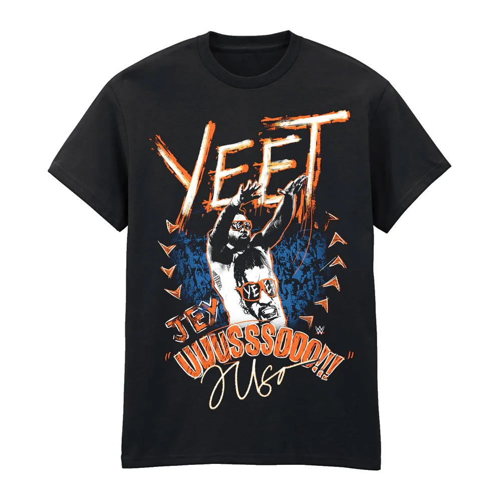 WWE - Jey Uso 'UUUSSSOOO!!!' (Black) T-Shirt