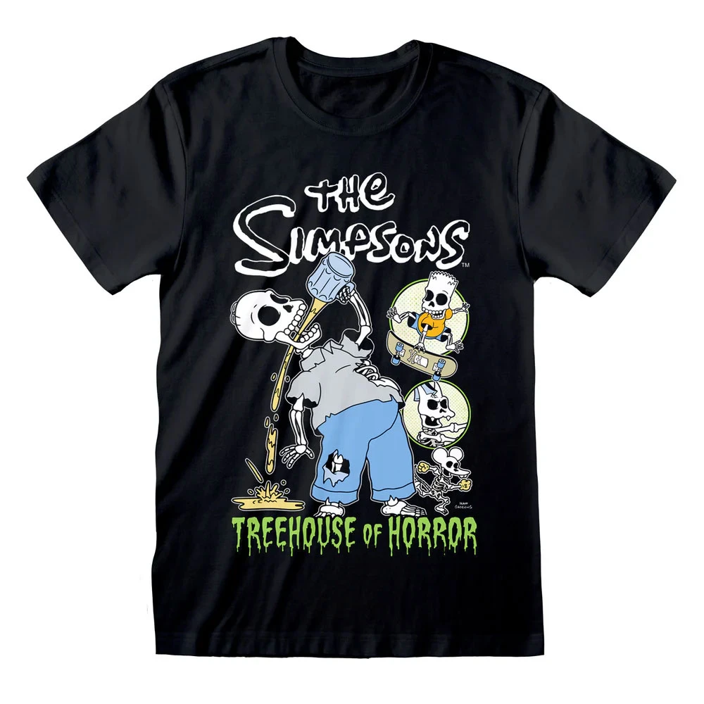 The Simpsons 'Treehouse Of Horror' (Black) T-Shirt