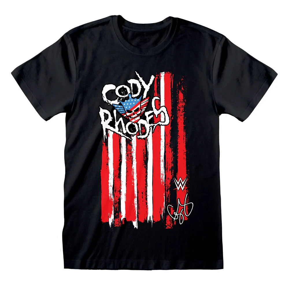 WWE - Cody Rhodes 'Nightmare Flag' (Black) T-Shirt