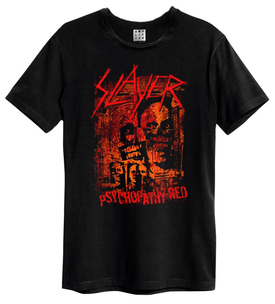 Slayer 'Psychopathy Red' (Black) T-Shirt