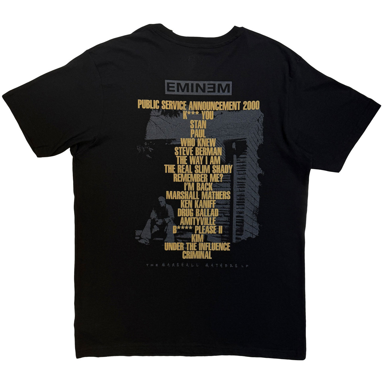 Eminem 'The Marshall Mathers LP' (Black) T-Shirt