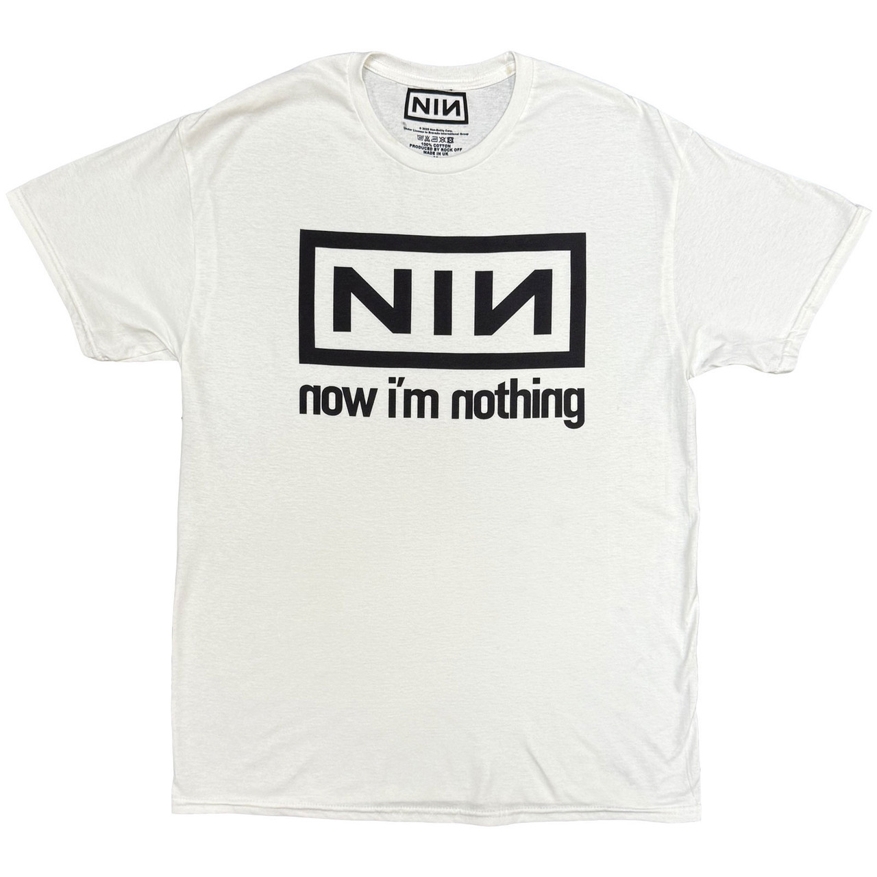 Nine Inch Nails 'Now I'm Nothing' (White) T-Shirt