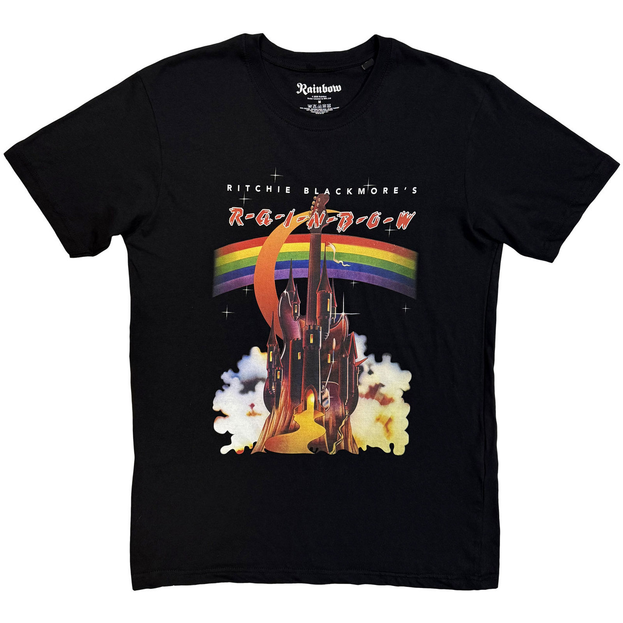 Rainbow 'Rainbow Castle' (Black) T-Shirt