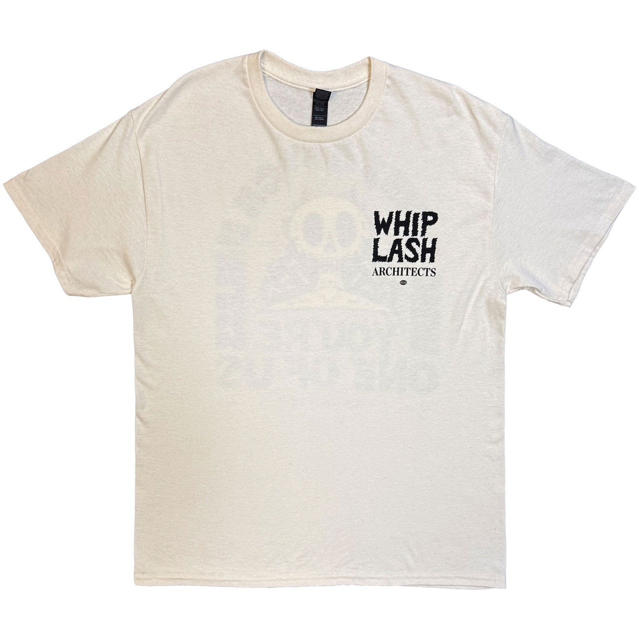 Architects 'Whiplash Who Gives A Fuck' (Natural) Ex-Tour T-Shirt
