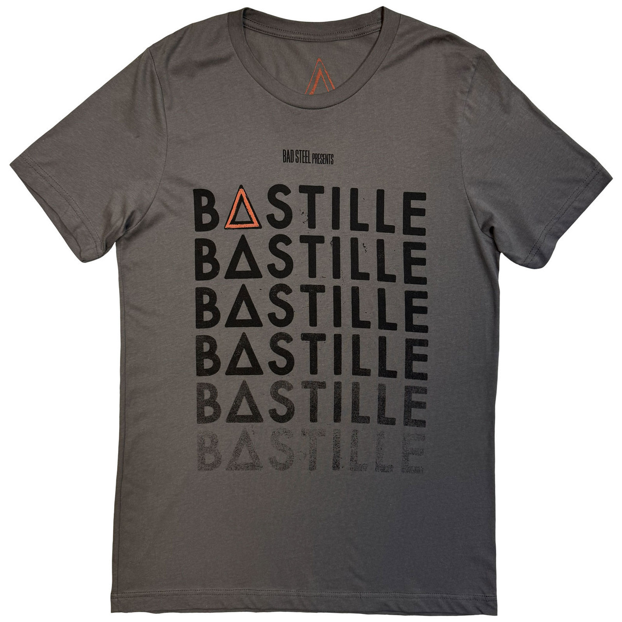Bastille 'Repeat Logo' (Grey) Ex-Tour T-Shirt