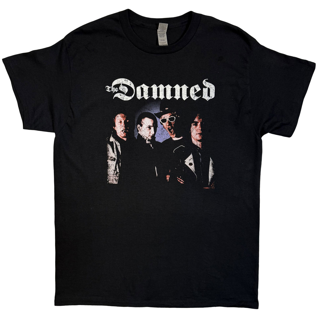The Damned 'Photo EU Tour Summer 24' (Black) Ex-Tour T-Shirt