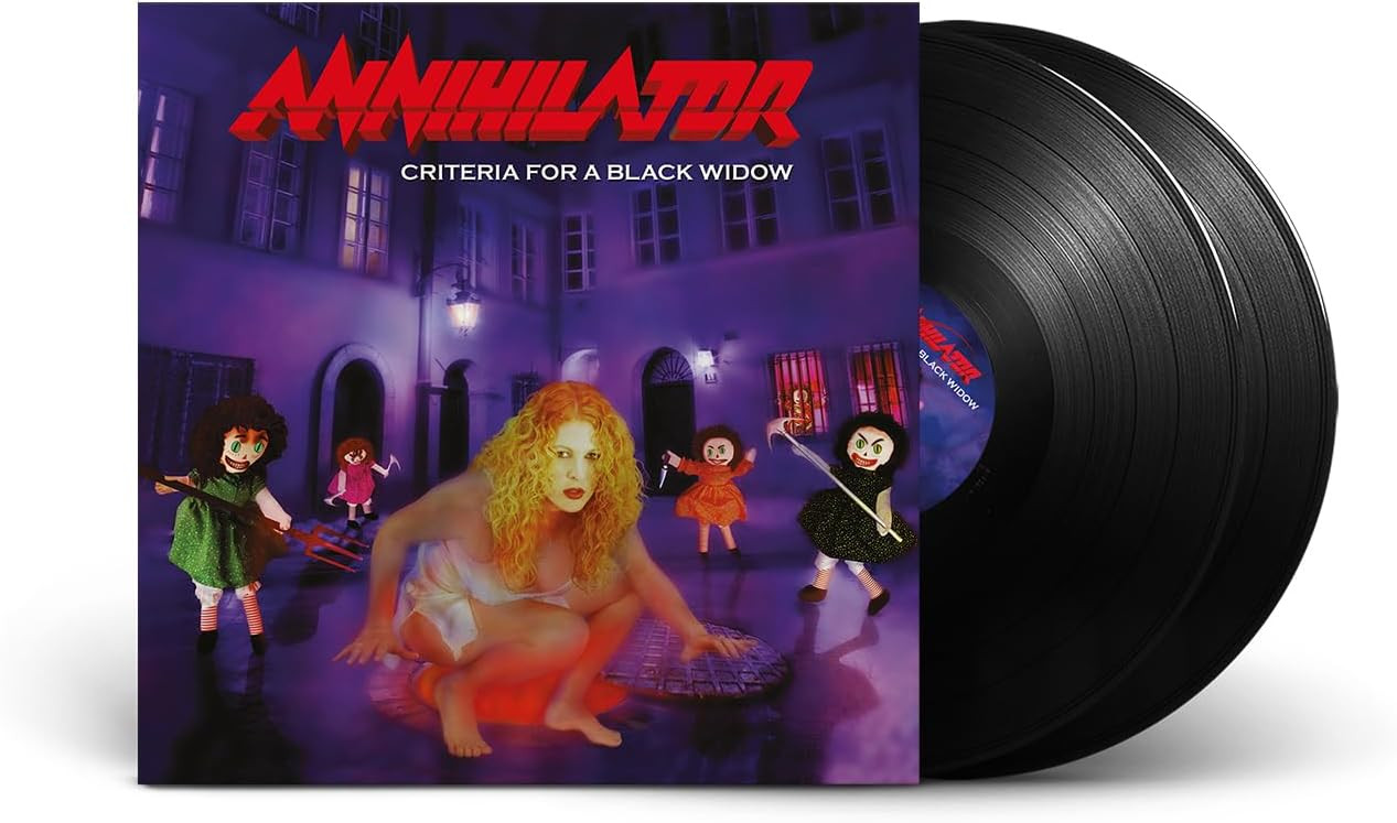 Annihilator 'Criteria For A Black Widow' 2LP Black Vinyl