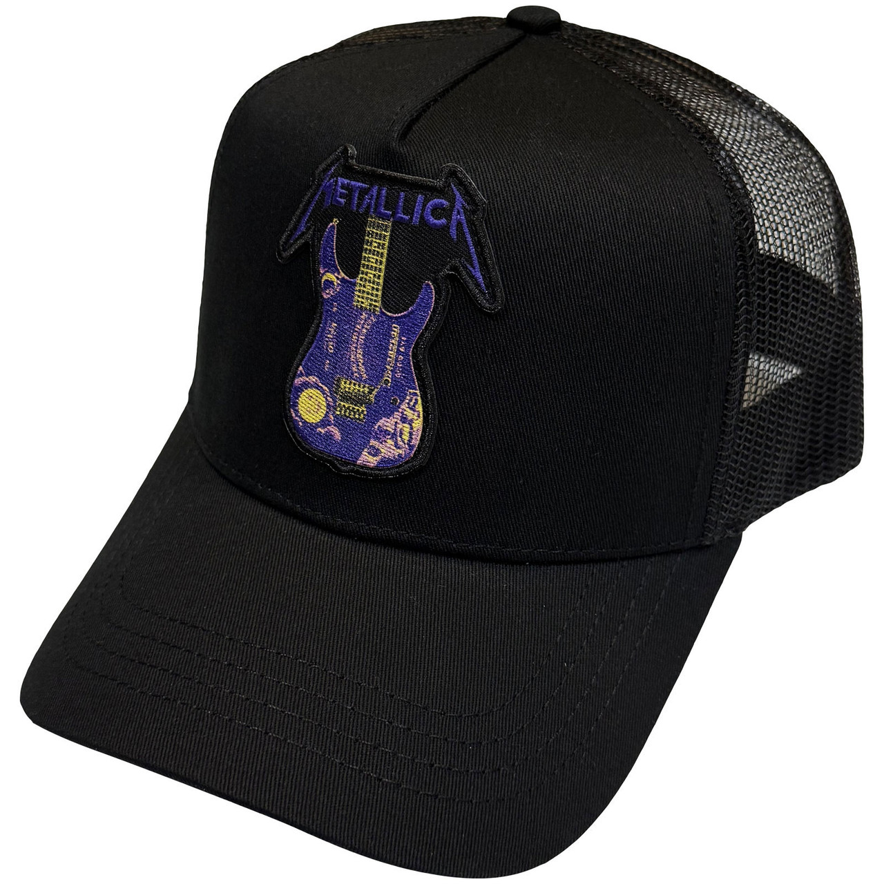 Metallica 'Kirk Purple Ouija Guitar' (Black) Trucker Cap