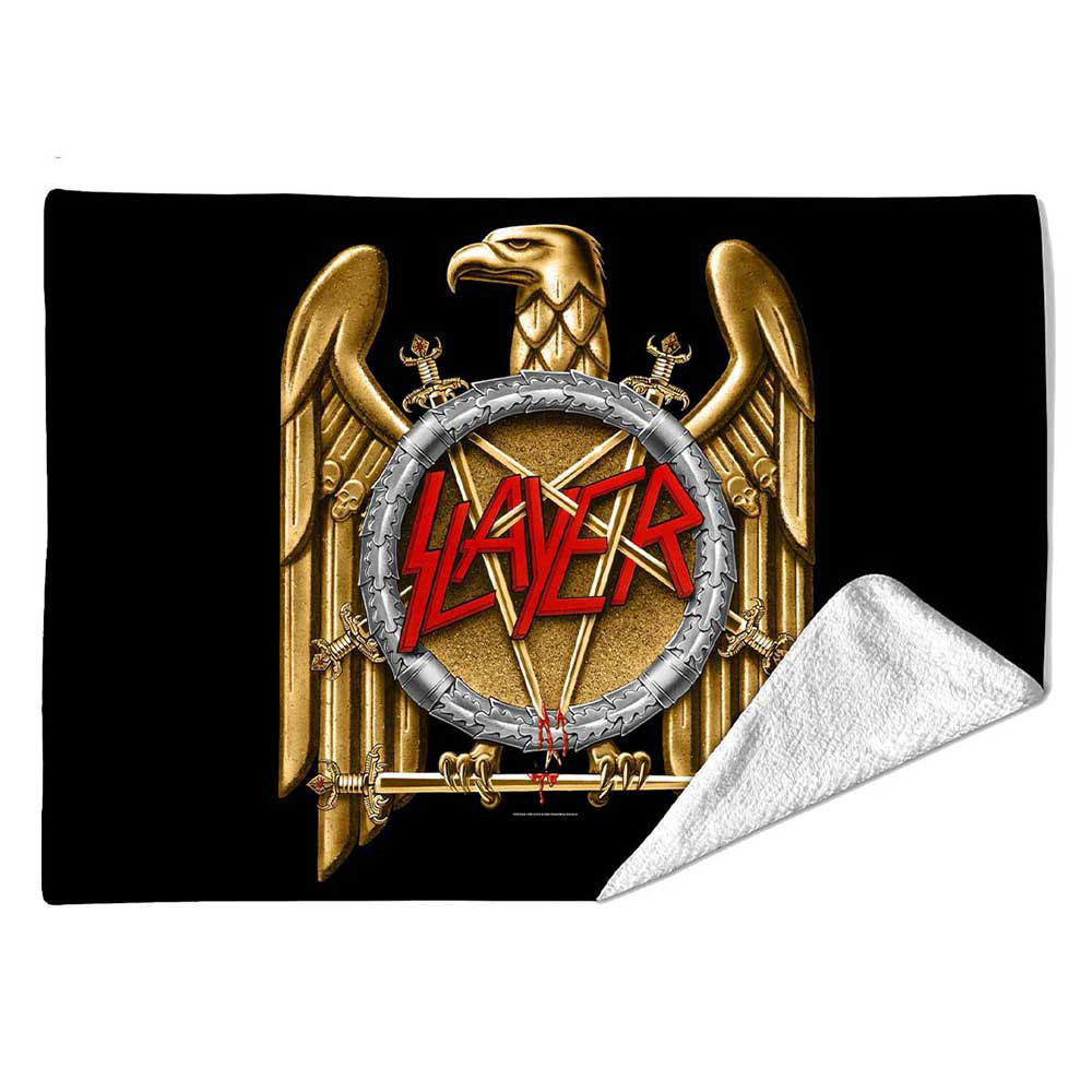Slayer 'Golden Eagle' Sherpa Fleece Blanket
