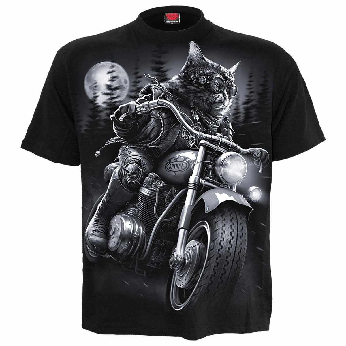 Spiral 'Nine Lives' (Black) T-Shirt