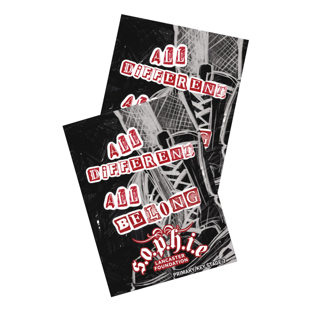 SLF 'All Different. All Belong.' Educational Zine Front