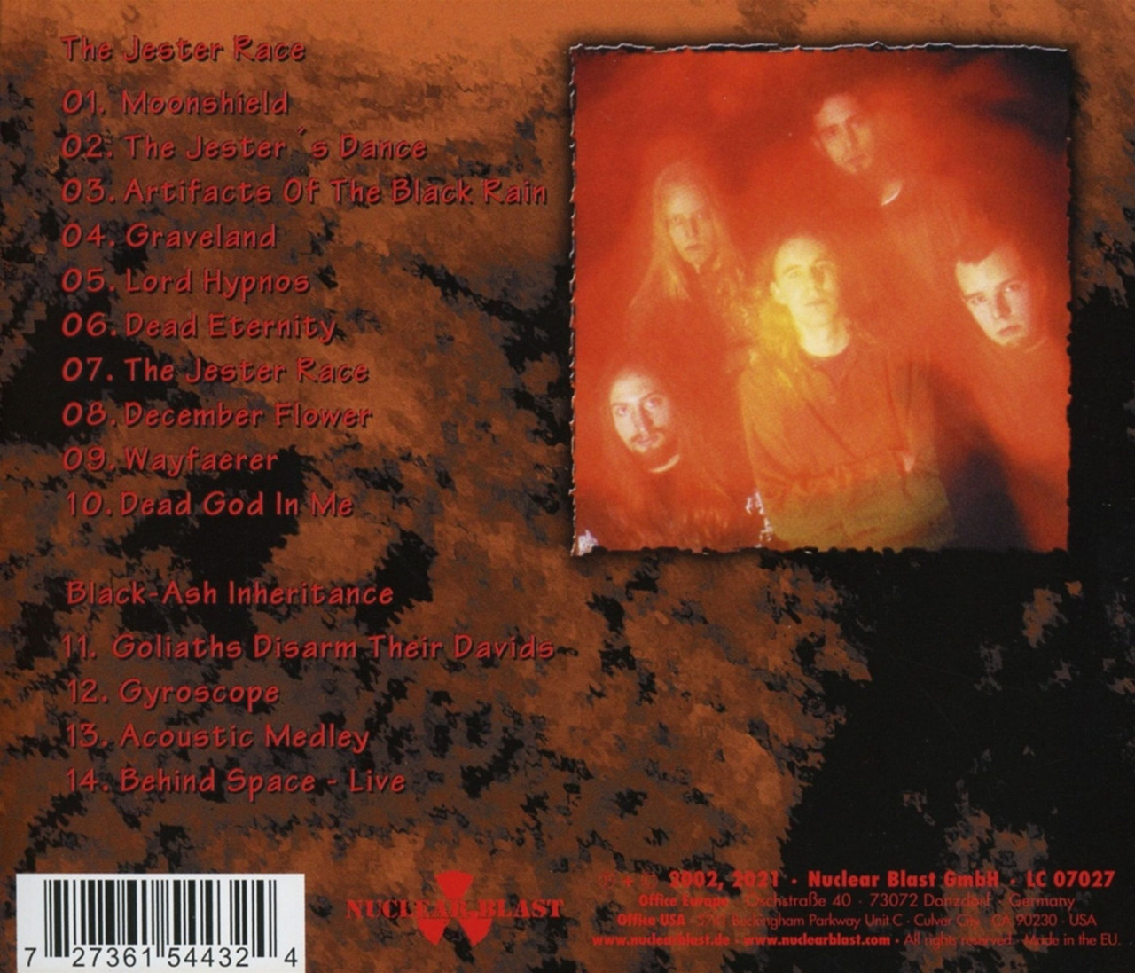 In Flames 'The Jester Race' / 'Black Ash Inheritance' CD