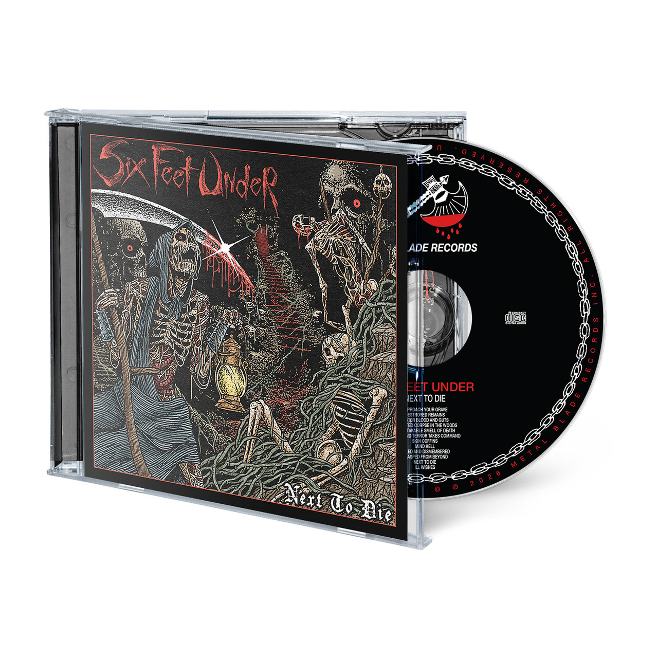Six Feet Under 'Next To Die' CD Jewel Case