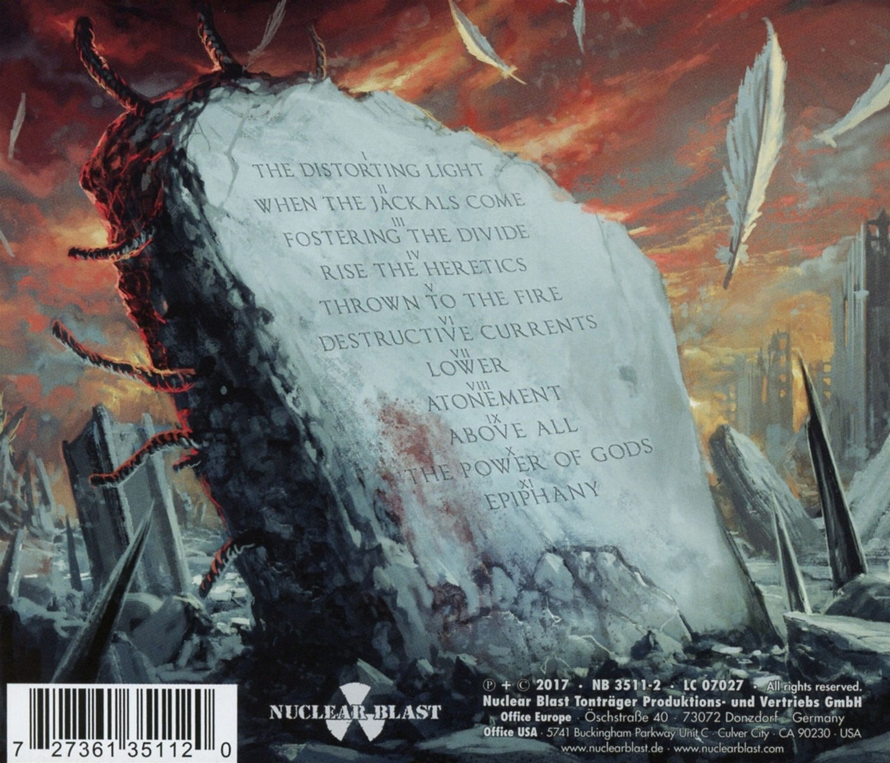 Immolation 'Atonement' CD
