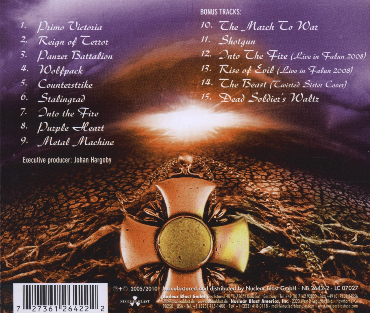 Sabaton 'Primo Victoria (Re-Armed)' CD