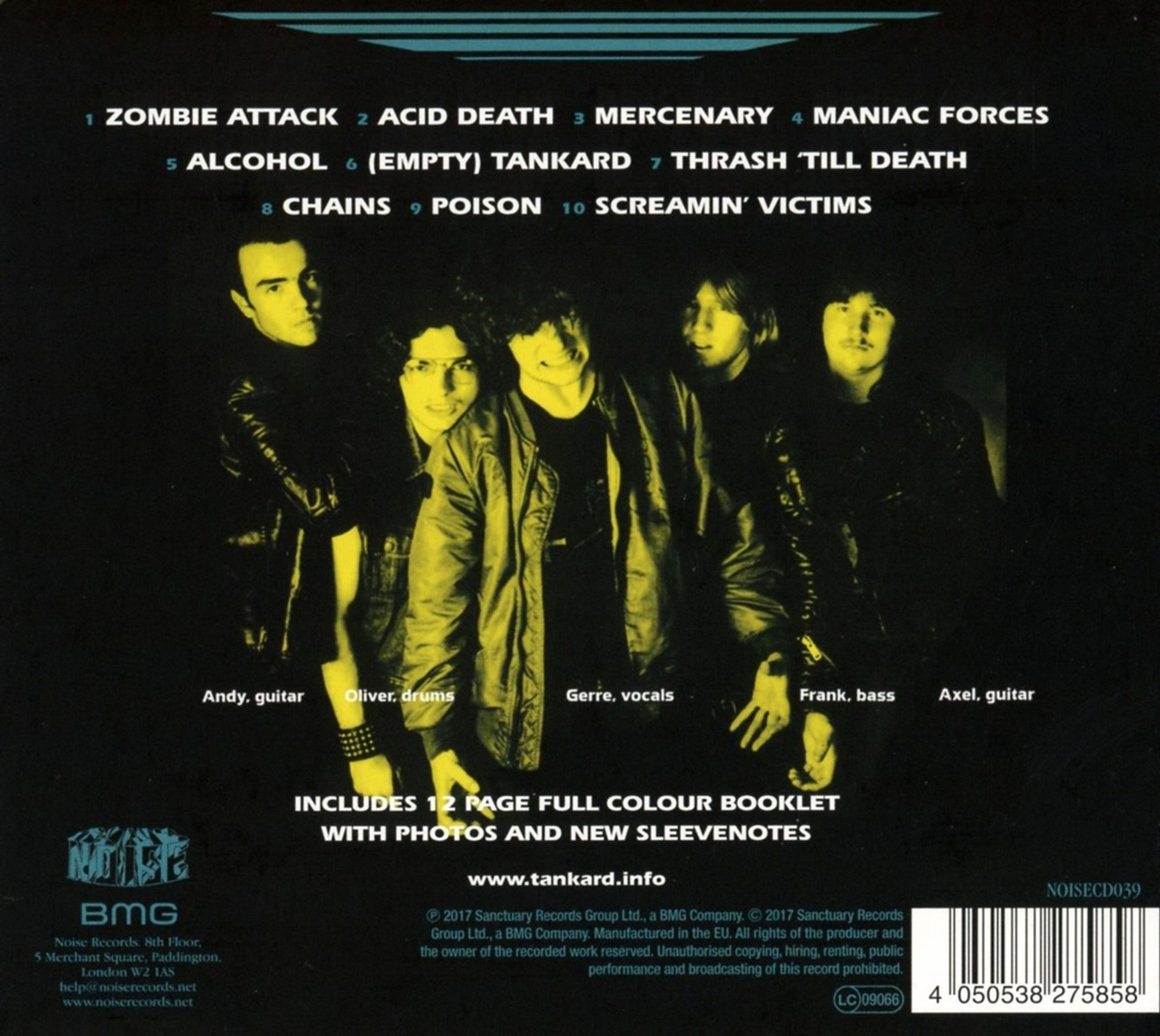 Tankard 'Zombie Attack' CD Digipack