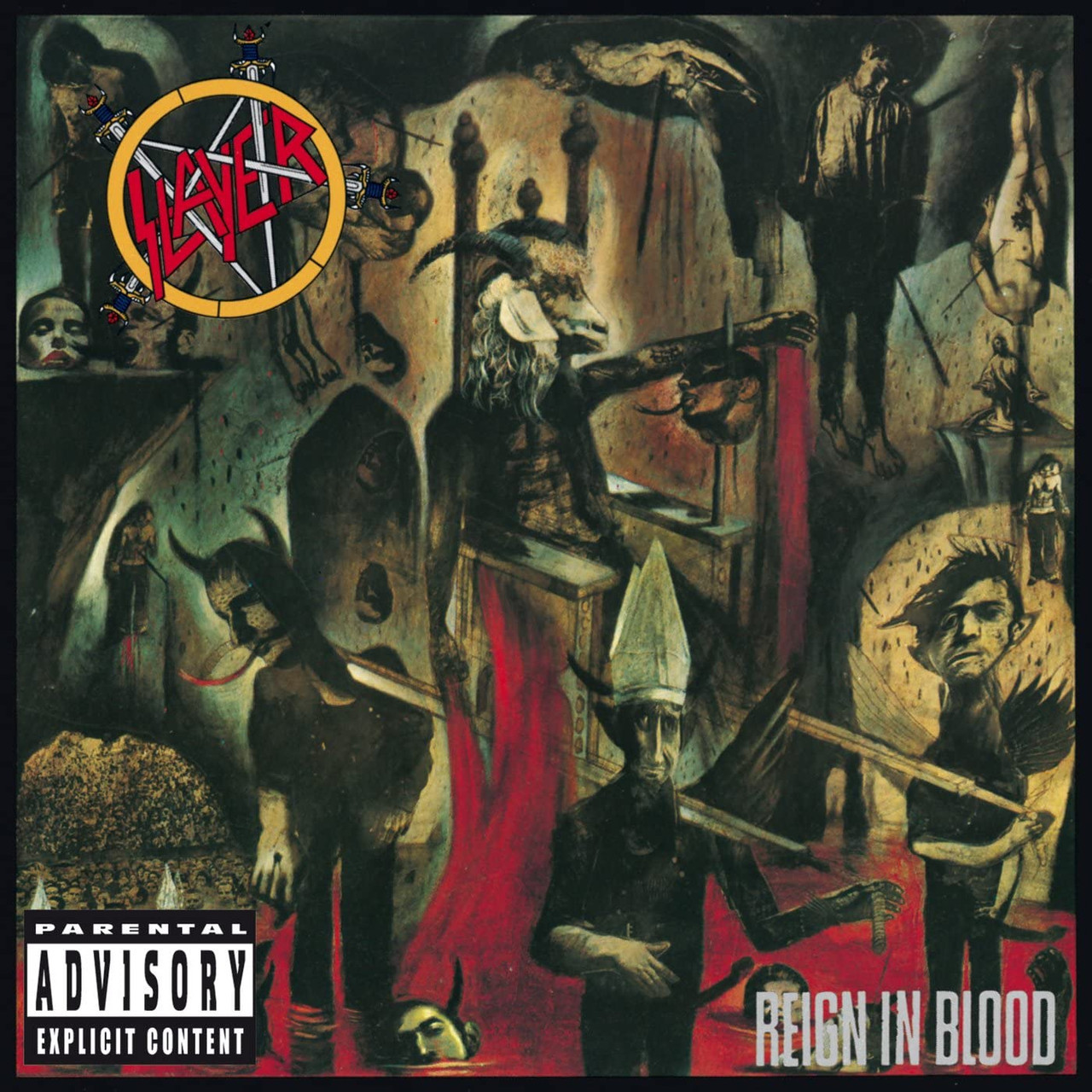 Slayer 'Reign In Blood' LP Black Vinyl