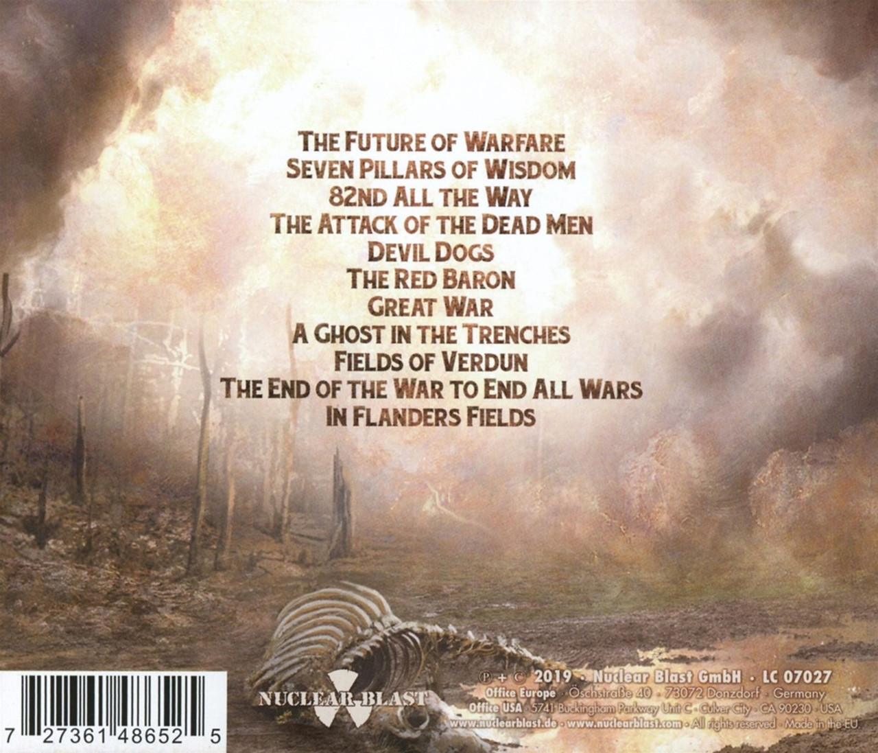 Sabaton 'The Great War' CD