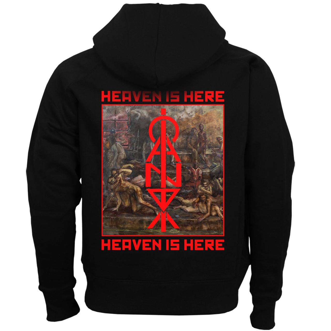 Candy 'Heaven Is Here' (Black) Zip Up Hoodie - US Import