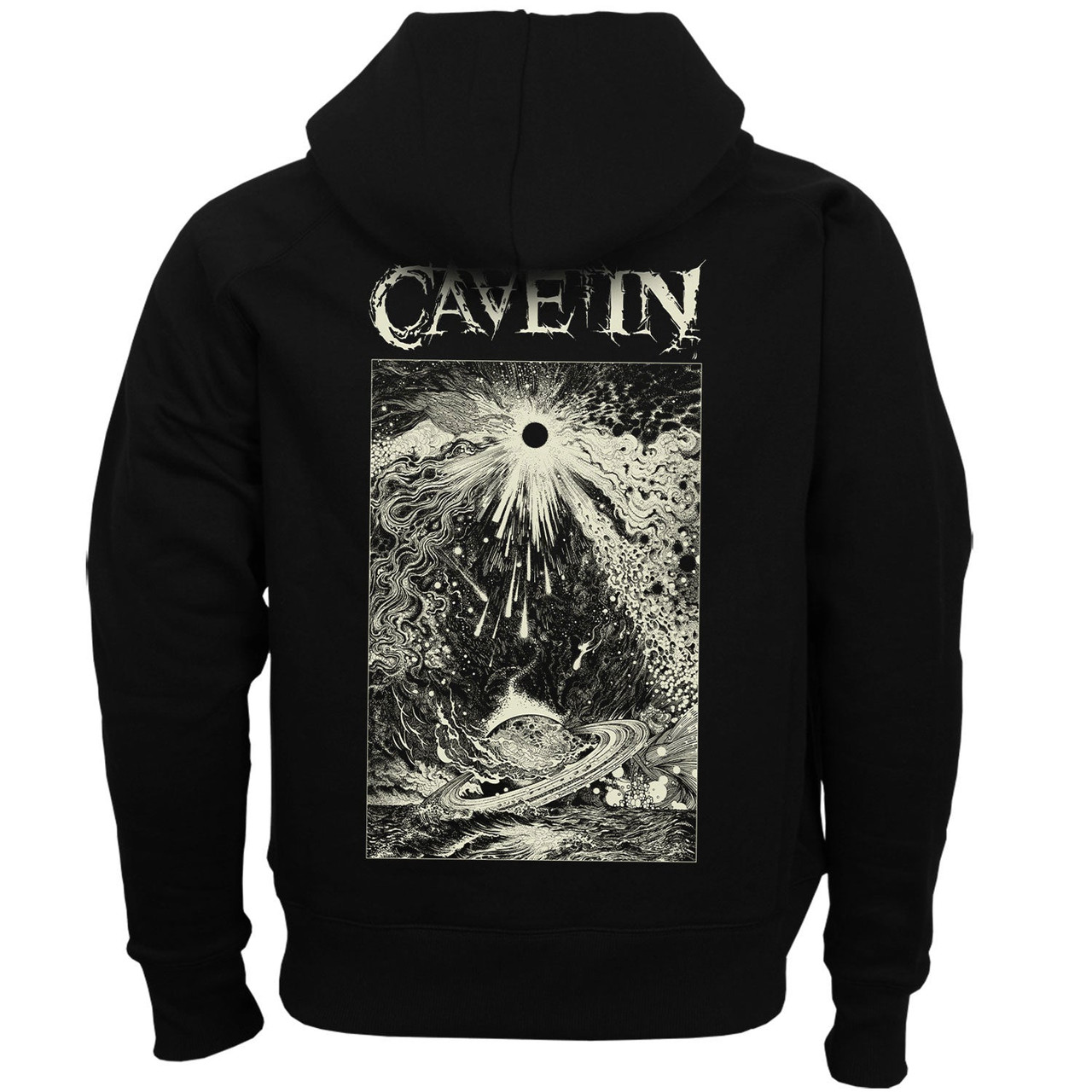 Cave In 'Heavy Pendulum V2' (Black) Zip Up Hoodie - US Import