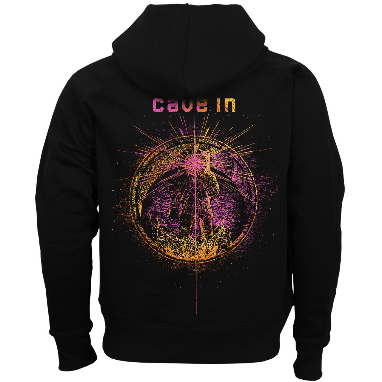 Cave In 'Jupiter' (Black) Zip Up Hoodie - US Import