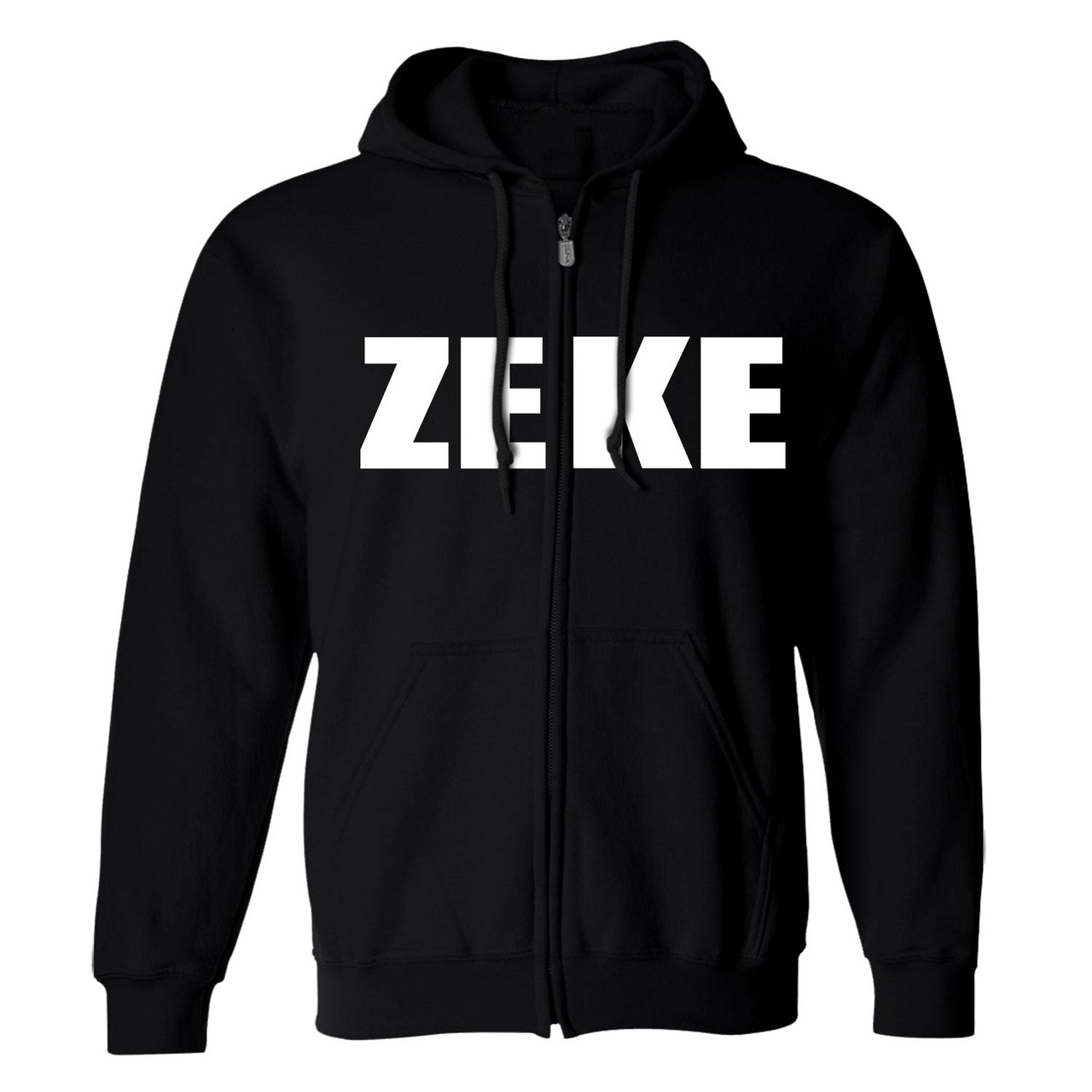 Zeke 'Til The Livin' End' (Black) Zip Up Hoodie - US Import