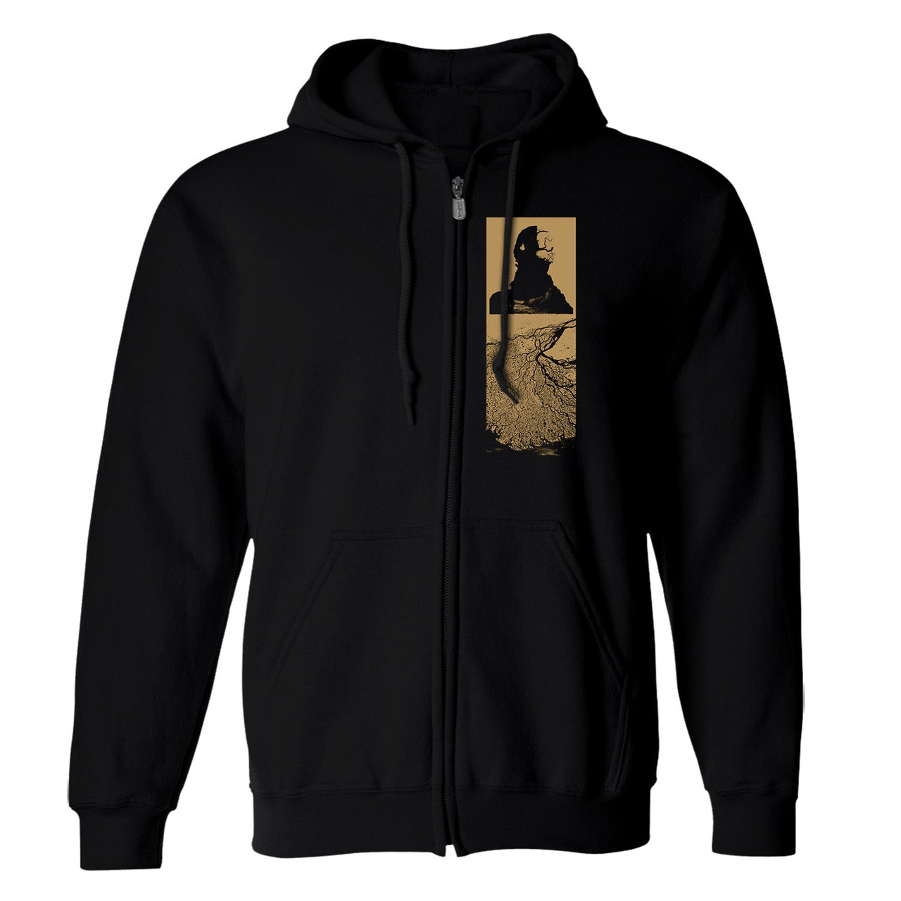 Ulcerate 'Shrines of Paralysis' (Black) Zip Up Hoodie - US Import