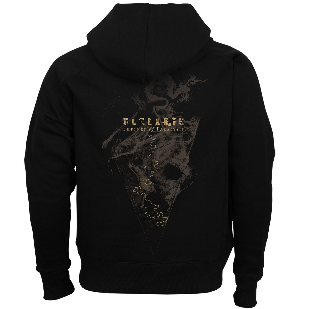 Ulcerate 'Shrines of Paralysis' (Black) Zip Up Hoodie - US Import