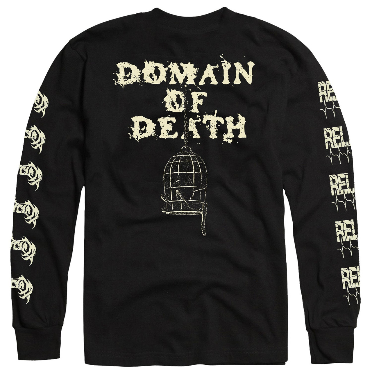 Mortician 'Domain Of Death' (Black) Long Sleeve Shirt - US Import