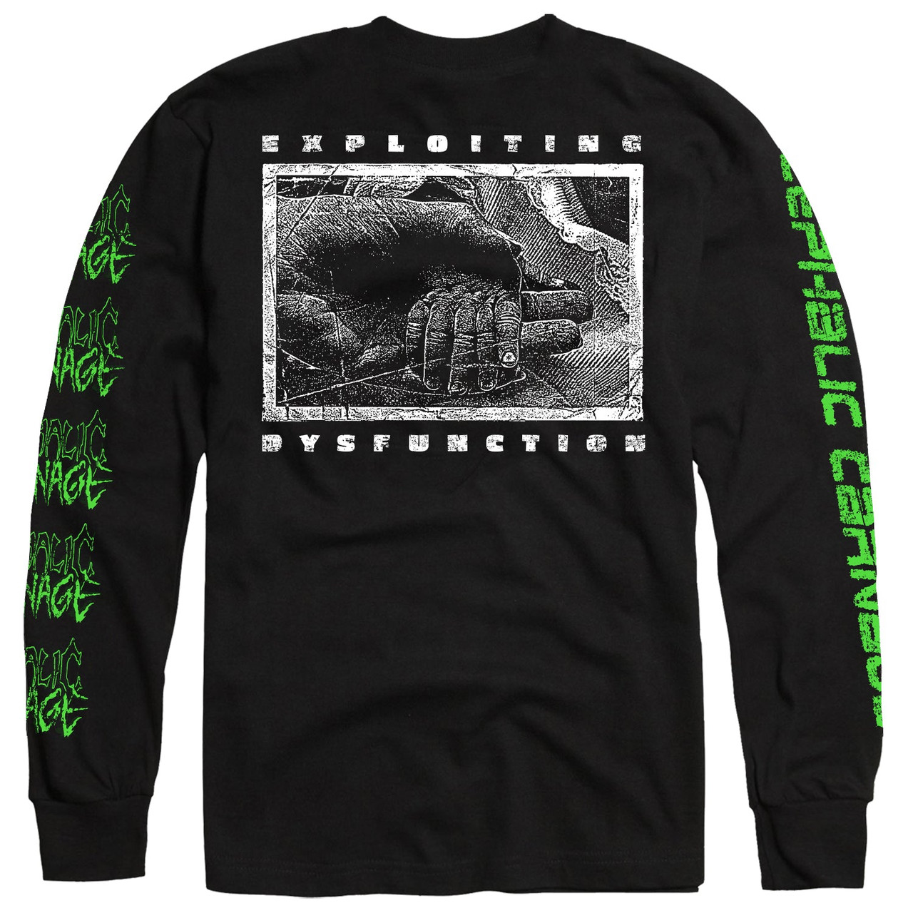 Cephalic Carnage 'Exploiting Dysfunction' (Black) Long Sleeve Shirt - US Import