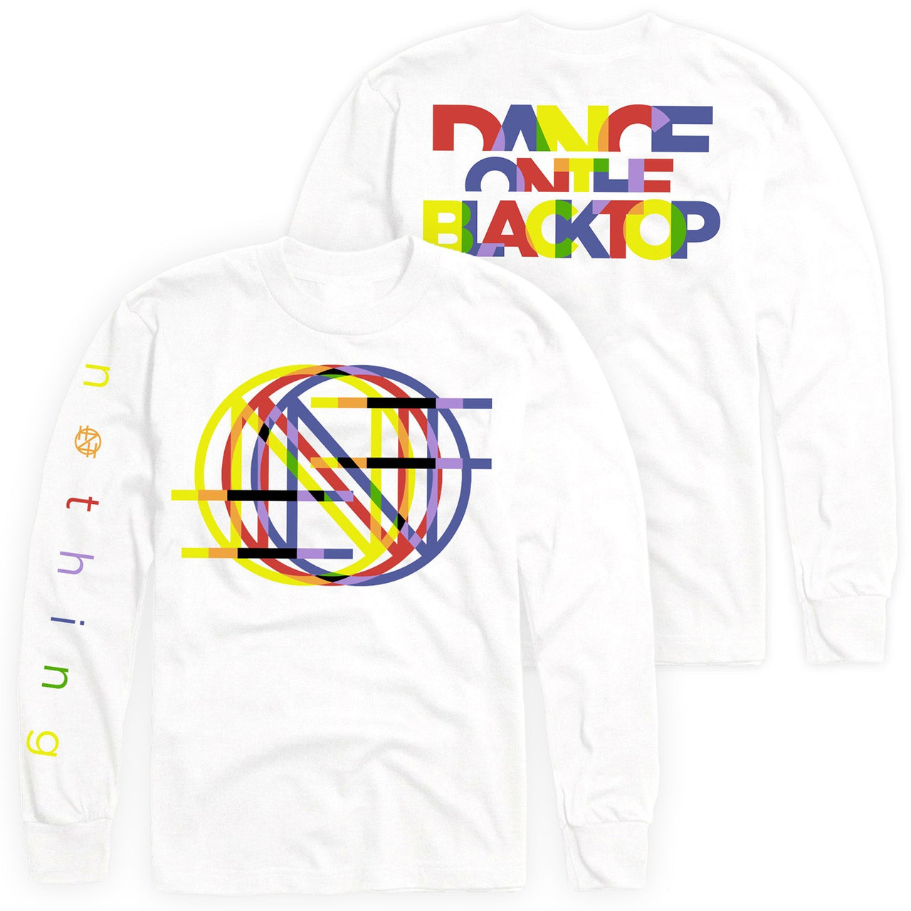 Nothing 'Dance On The Blacktop' (White) Long Sleeve Shirt - US Import