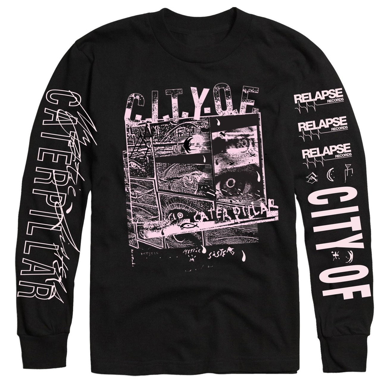 City of Caterpillar 'Mystic Sisters' (Black) Long Sleeve Shirt - US Import