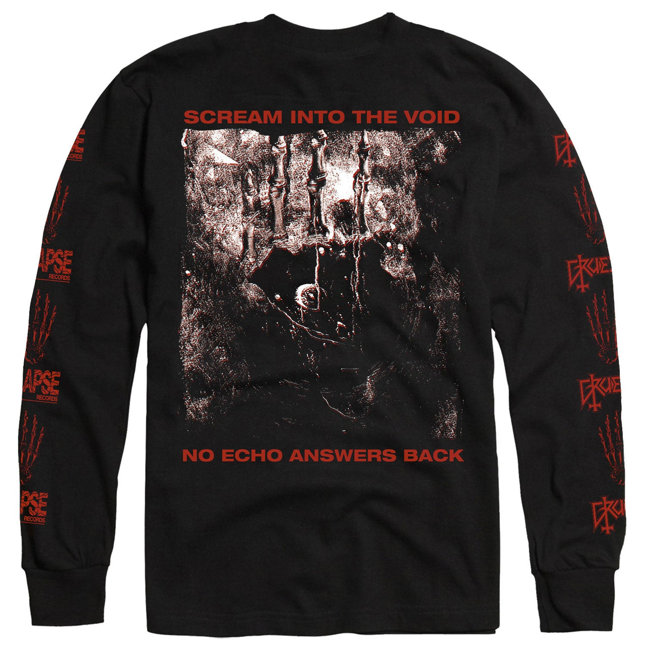 Gruesome 'Silent Echoes' (Black) Long Sleeve Shirt - US Import