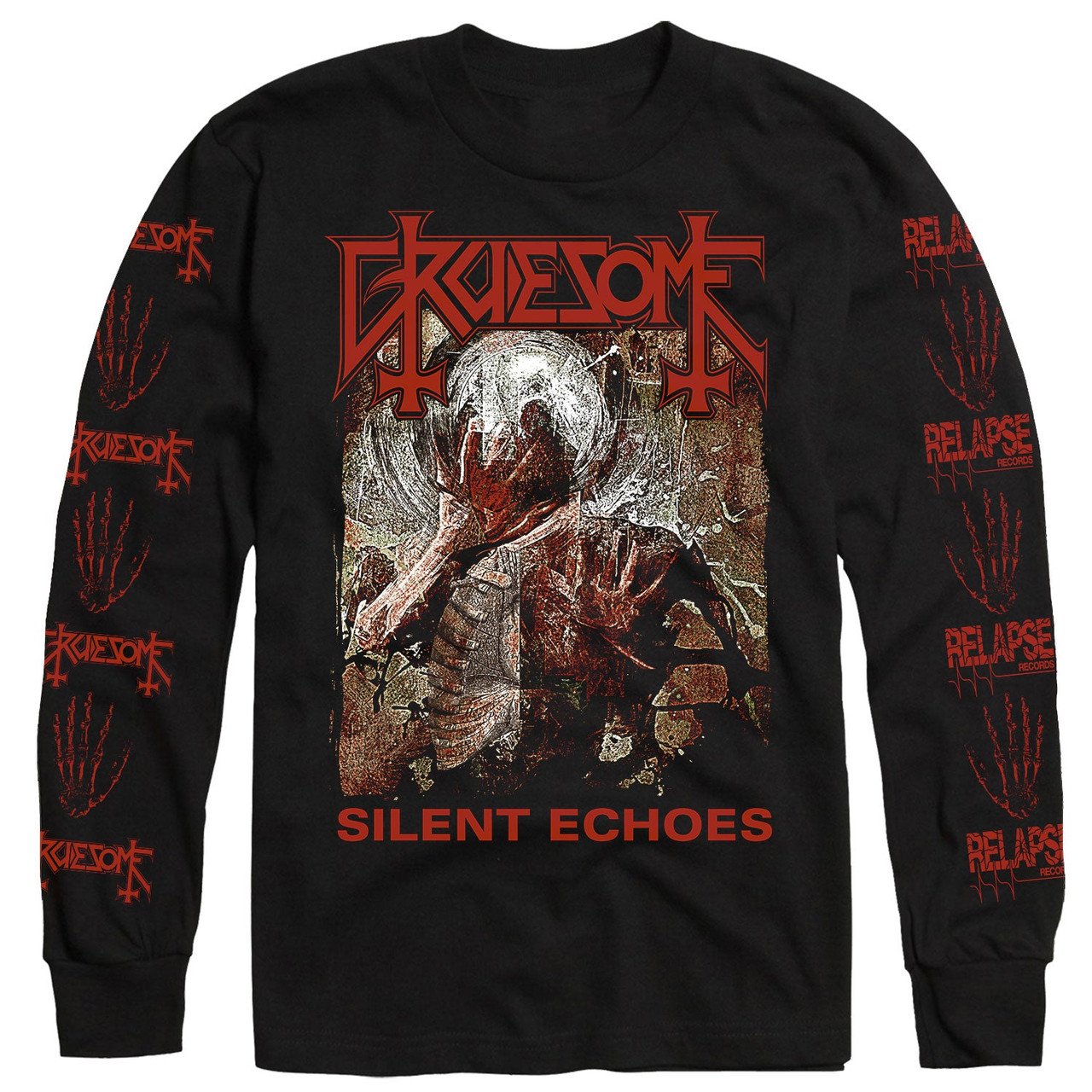 Gruesome 'Silent Echoes' (Black) Long Sleeve Shirt - US Import