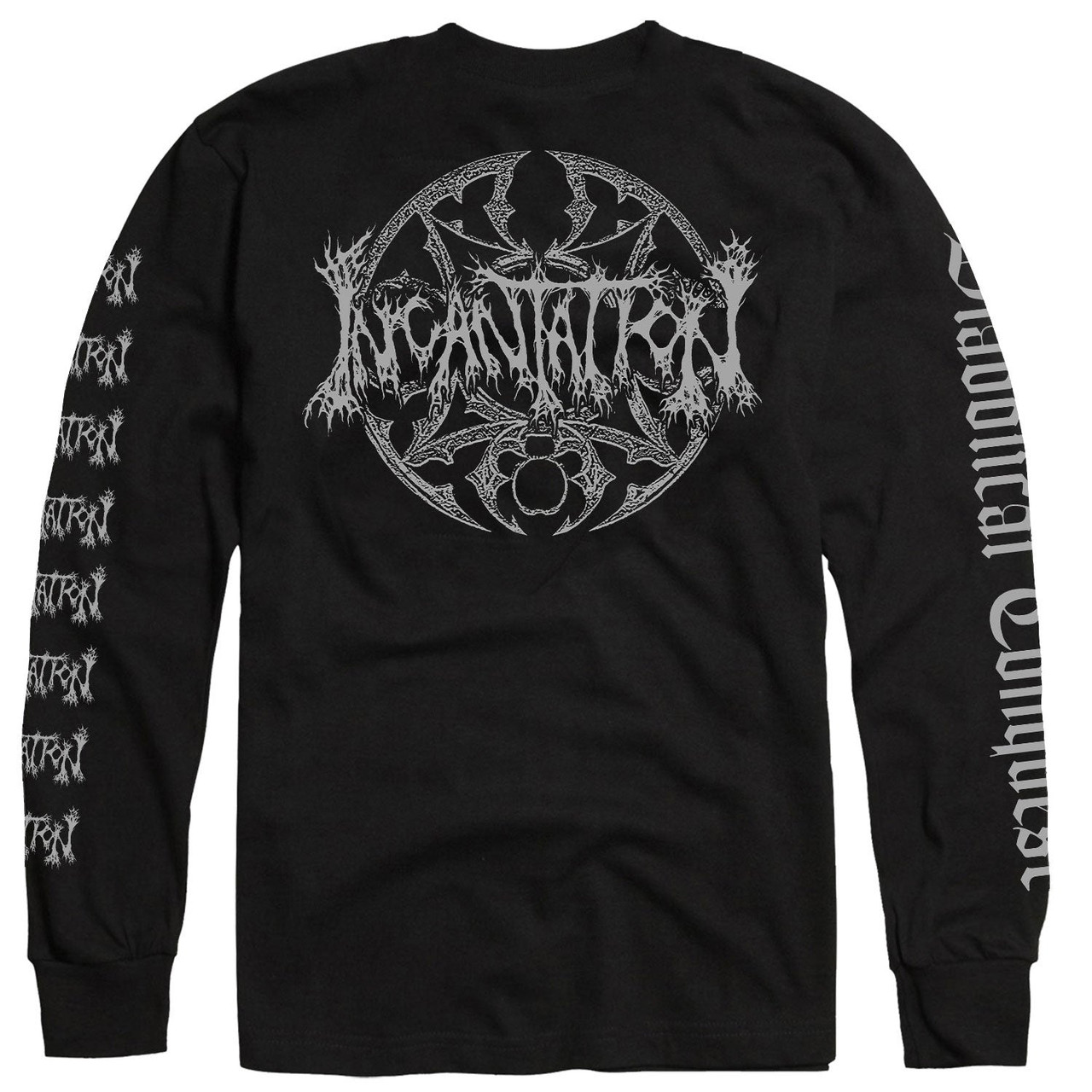 Incantation 'Diabolical Conquest' (Black) Long Sleeve Shirt - US Import