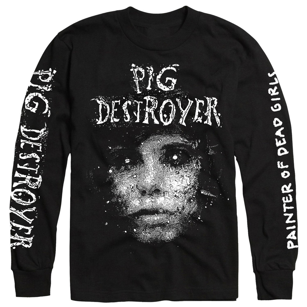 Pig Destroyer 'Painter of Dead Girls' (Black) Long Sleeve Shirt - US Import