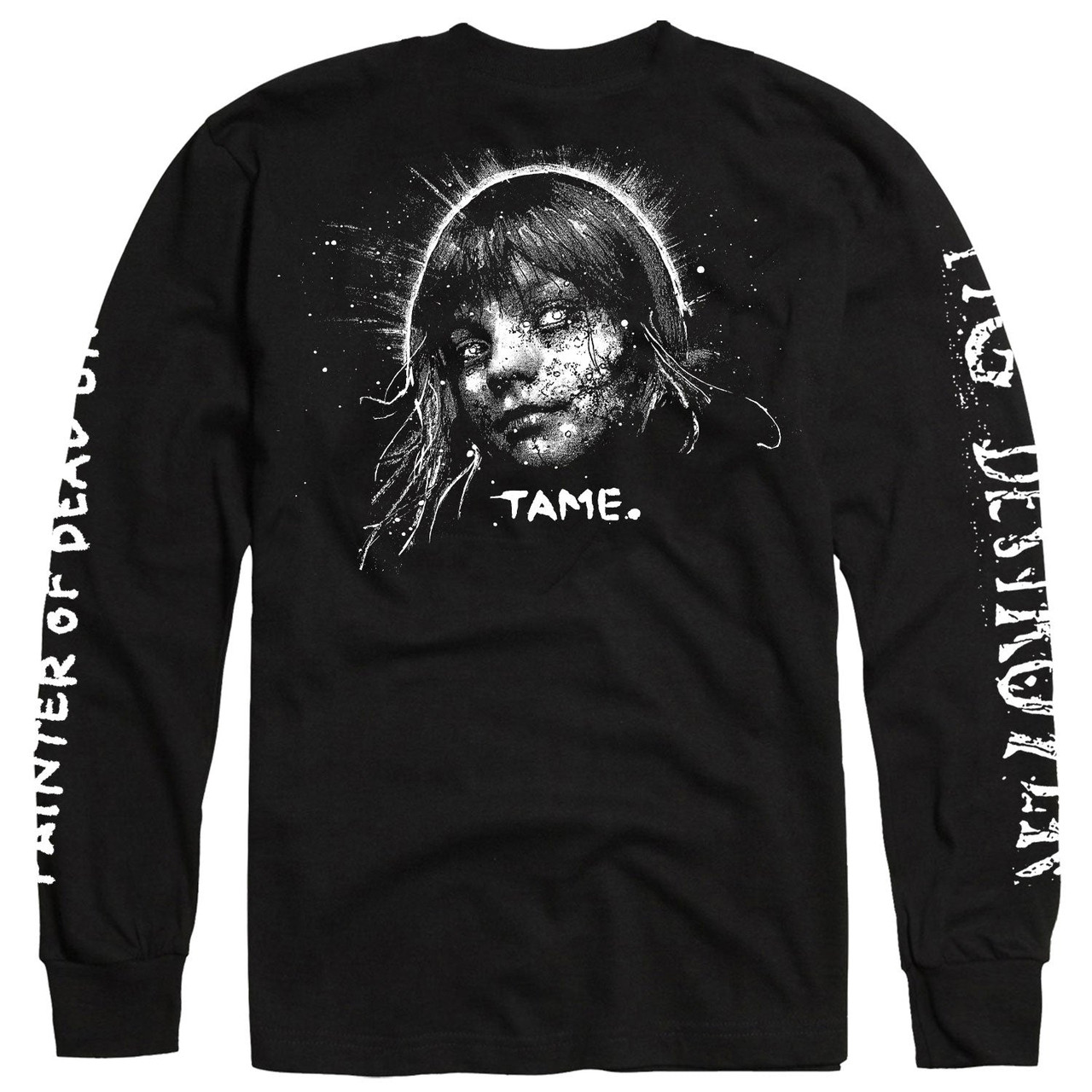 Pig Destroyer 'Painter of Dead Girls' (Black) Long Sleeve Shirt - US Import