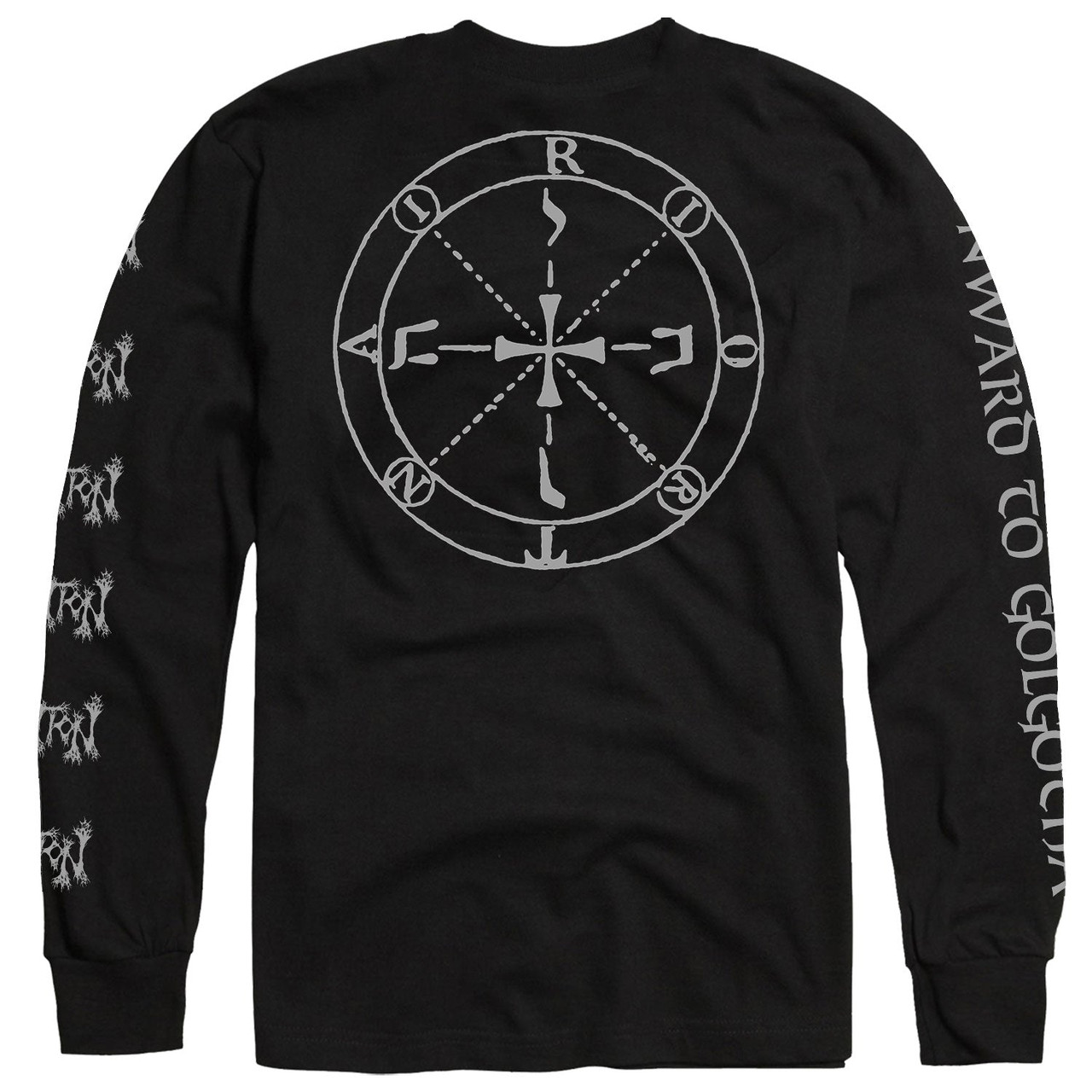Incantation 'Onward To Golgotha' (Black) Long Sleeve Shirt - US Import