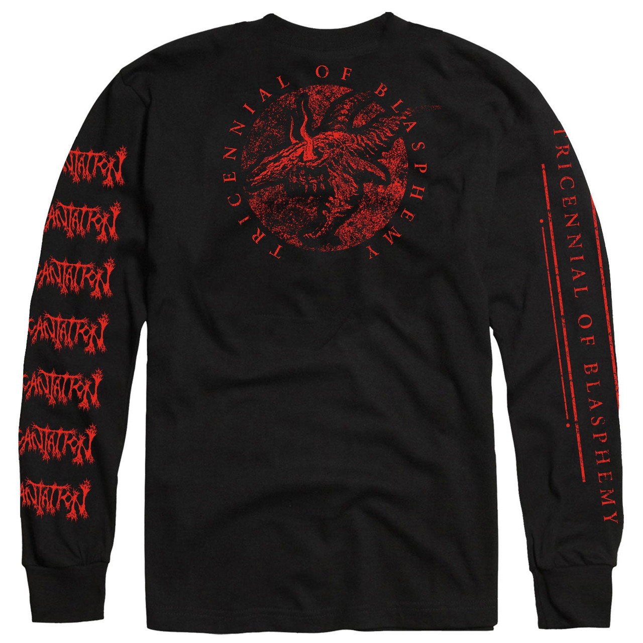 Incantation 'Tricennial of Blasphemy' (Black) Long Sleeve Shirt - US Import