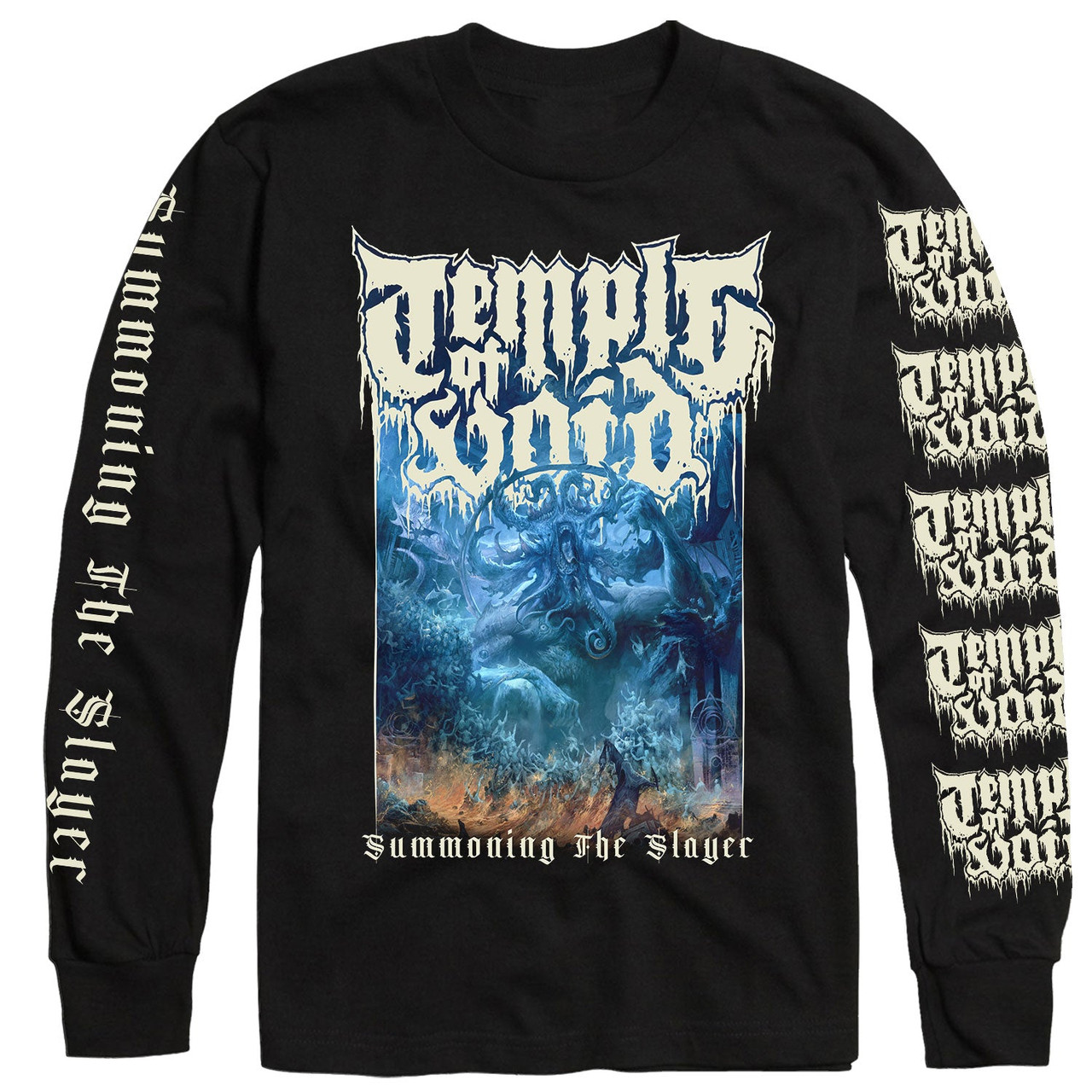 Temple of Void 'Summoning the Slayer' (Black) Long Sleeve Shirt - US Import