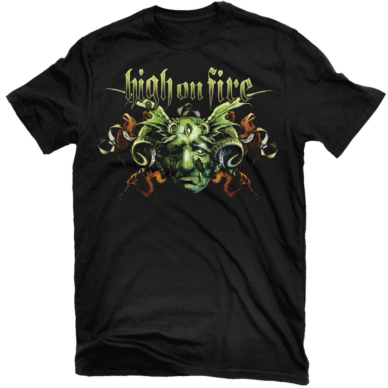 High On Fire 'Green Demon' (Black) T-Shirt - US Import