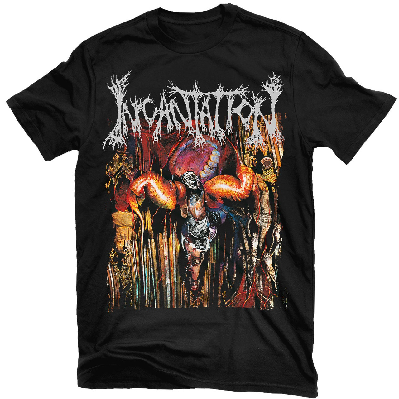 Incantation 'Mortal Throne Of Nazarene' (Black) T-Shirt - US Import