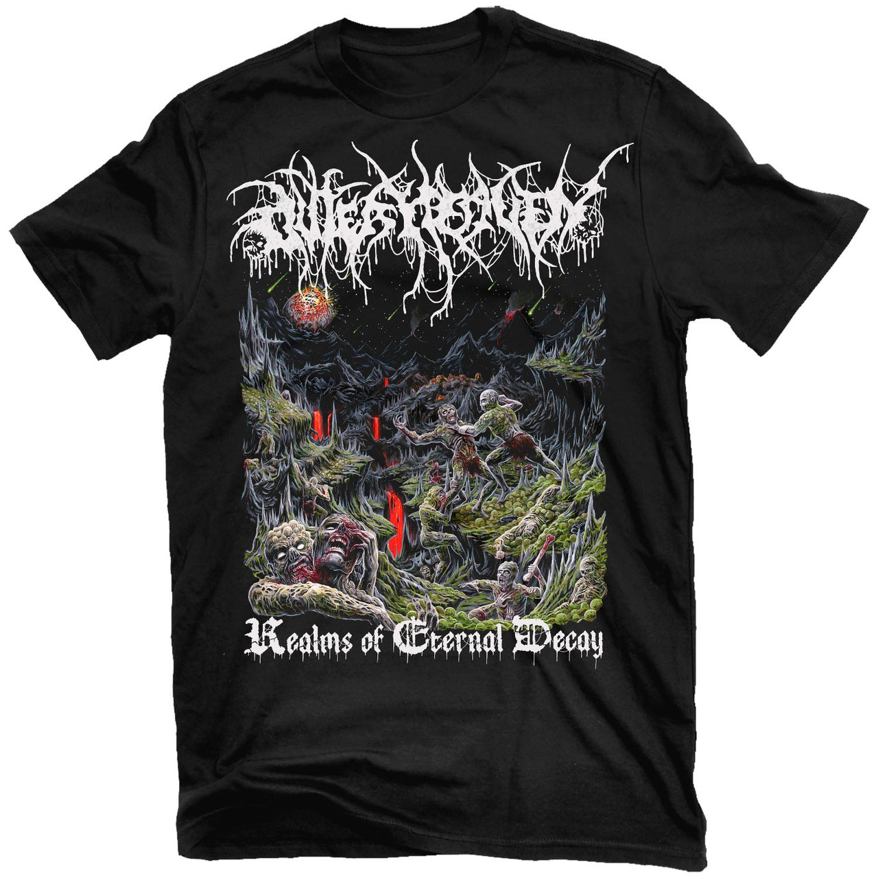 Outer Heaven 'Realms Of Eternal Decay' (Black) T-Shirt - US Import