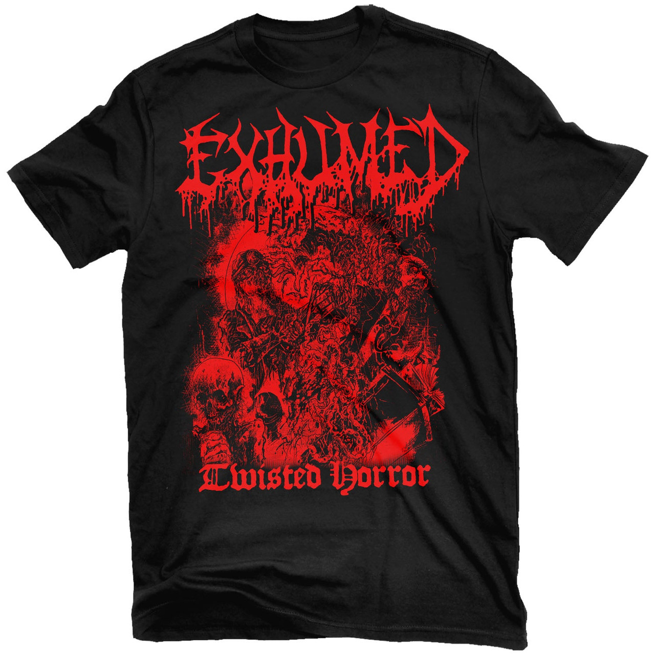 Exhumed 'Twisted Horror' (Black) T-Shirt - US Import