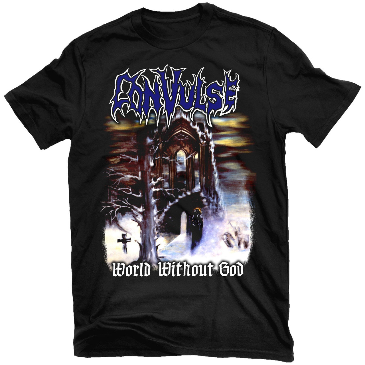 Convulse 'World Without God' (Black) T-Shirt - US Import