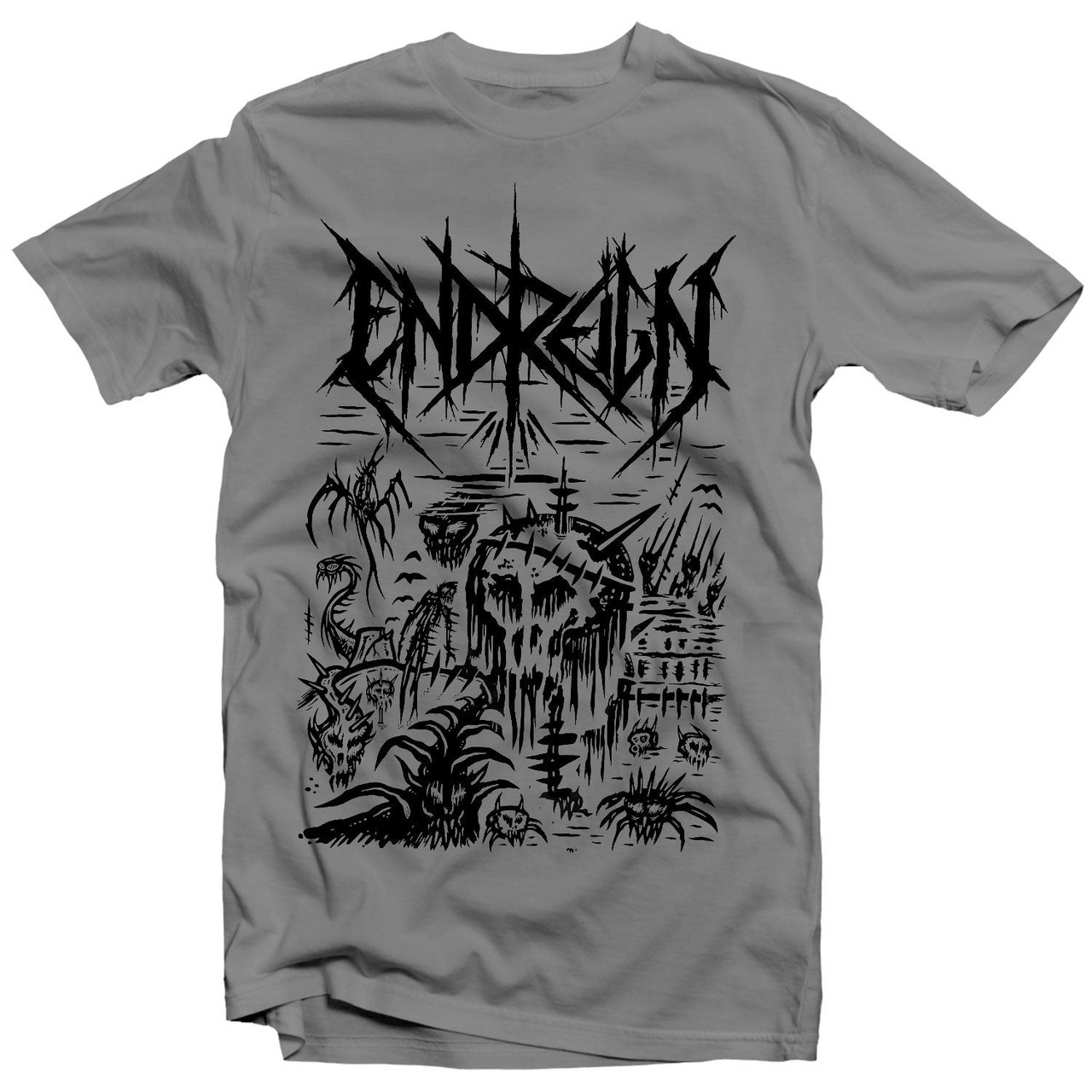 End Reign 'The Way Of All Flesh Is Decay' (Grey) T-Shirt - US Import
