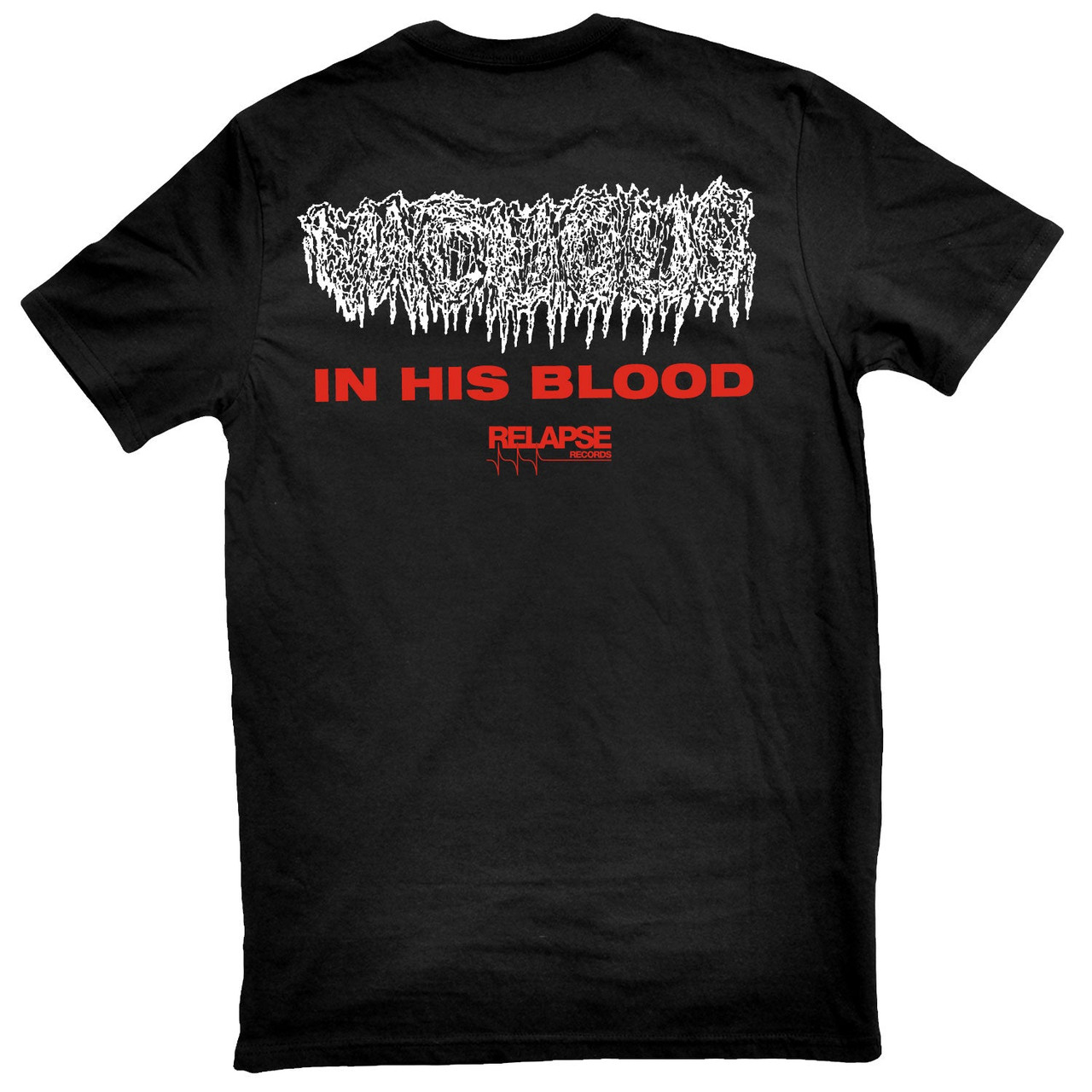 Vacuous 'In His Blood' (Black) T-Shirt - US Import