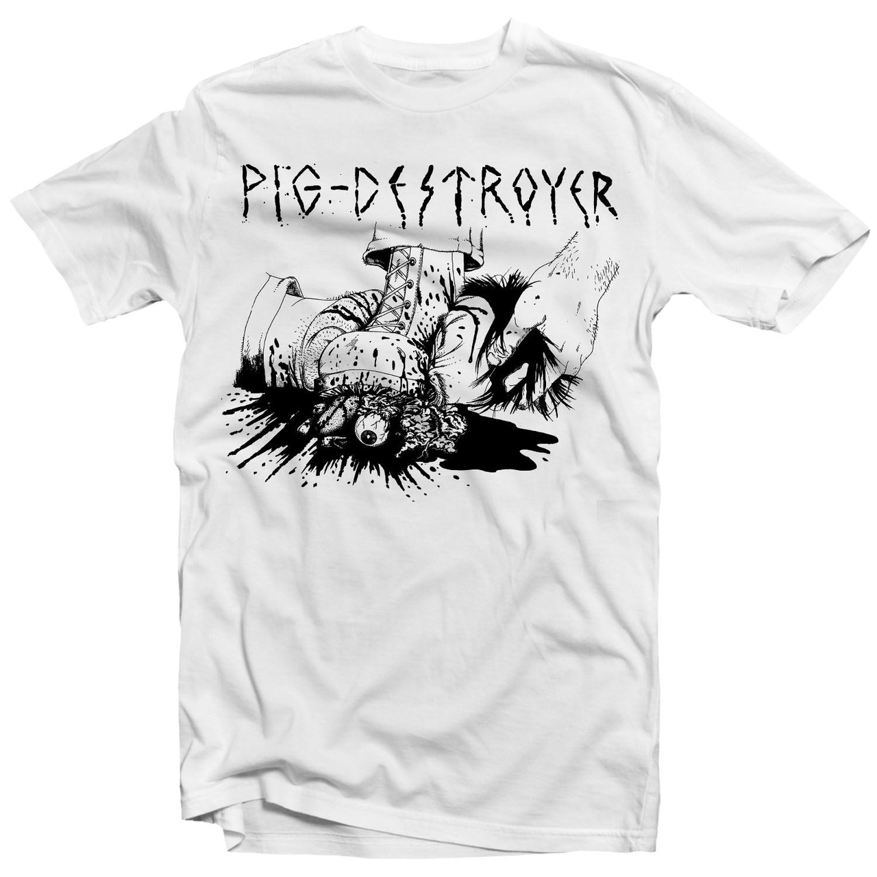 Pig Destroyer 'Demo Remastered' (White) T-Shirt - US Import